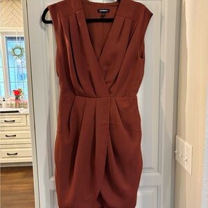 Express Terracotta Sleeveless Dress